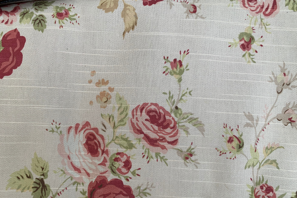 Floral Linen & Leather Creme Gunslip - Afbeelding 6