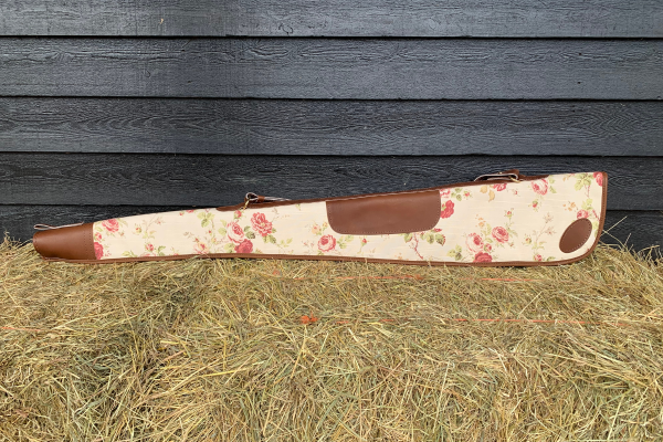 Floral Linen & Leather Creme Gunslip - Afbeelding 7