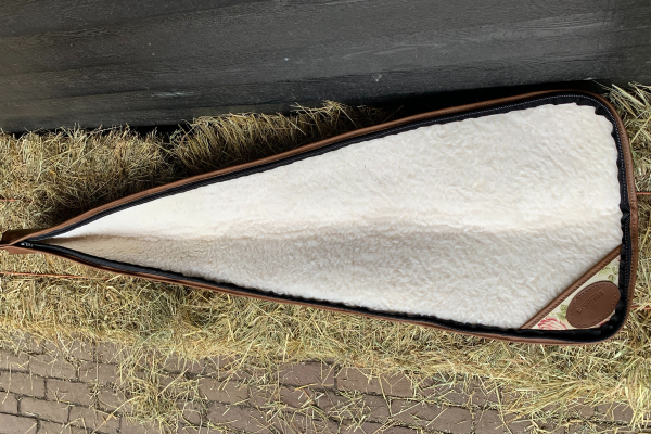 Floral Linen & Leather Creme Gunslip - Afbeelding 13